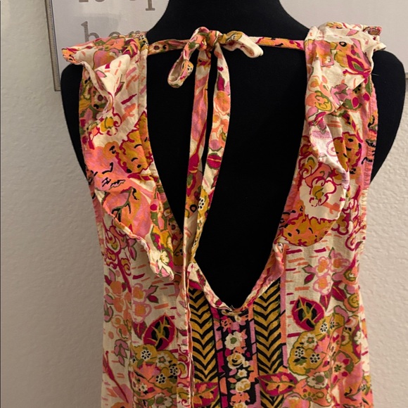 Free People / Floral Sleeveless top - Picture 7 of 13